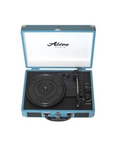 Проигрыватель виниловых пластинок Alive Audio Glam Aqua c Bluetooth / GLM-01-AQ Alive audio