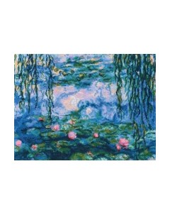 Набор для вышивания Водяные лилии по мотивам картины К. Моне / 2034Р Риолис