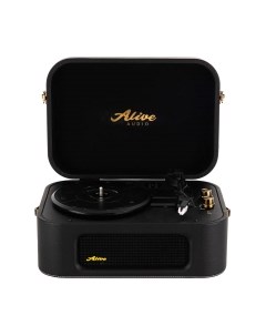 Проигрыватель виниловых пластинок Alive Audio Stories Glam Noir c Bluetooth / STR-06-GN Alive audio