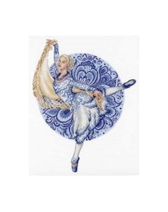 Набор для вышивания Русские традиции. Гжель / НВ-667М М.п.студия