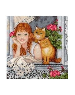 Набор для вышивания Весенняя красавица / НВ-618М М.п.студия