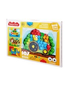 Развивающая игра Десятое королевство Мозаика для самых маленьких Трактор / 03579