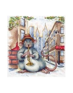 Набор для вышивания Уличный джаз / НВ-698М М.п.студия