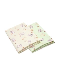 Набор пеленок детских Мишка 90x120 / 0008/2 Топотушки