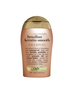 Шампунь для волос OGX Разглаживающий для укрепления волос бразильский кератин Ogx