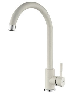 Смеситель для кухни Gran-Stone ARK 331 белый Gran-stone