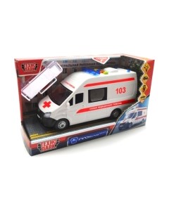 Автомобиль игрушечный Газель Next Скорая / NEXTVAN-22PLAMB-WH Технопарк