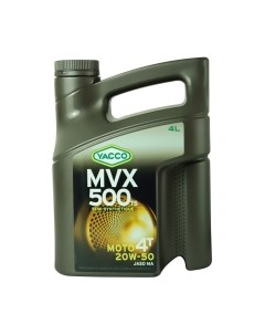 Моторное масло MVX 500 TS 4T 20W50 Yacco