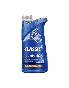 Моторное масло Mannol Classic 10W40 SN/CF / MN7501-1