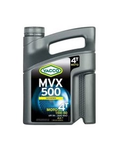Моторное масло MVX 500 4T 15W50 Yacco