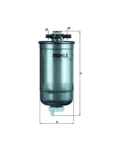 Топливный фильтр KL147/1D Knecht/mahle