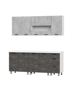 Кухонный гарнитур SV-мебель Модус 2.0м ЛДСП без столешниц Sv-мебель