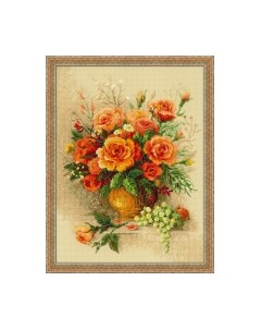 Набор для вышивания Чайные розы / 100/049 Риолис