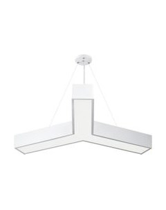 Потолочный светильник ЭРА Geometria Igrek SPO-143-W-40K-056 / Б0050570 Эра