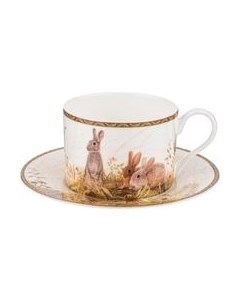 Чашка с блюдцем Lefard Охота 415-2222