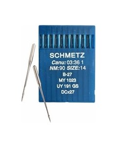 Набор игл для промышленной швейной машины Schmetz DCx27 90 Sch-10