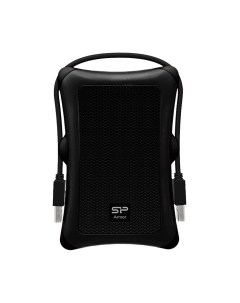 Внешний жесткий диск Silicon Power Armor A30 1TB Black (SP010TBPHDA30S3A) Silicon power
