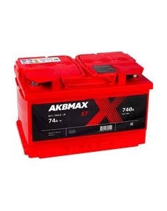 Автомобильный аккумулятор AKBMAX R 74RS низкий L3 Akbmax