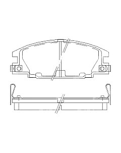 Тормозные колодки Patron PBP678 Патрон