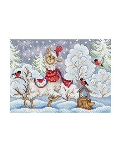 Набор для вышивания Зимним вечером / М-590М М.п.студия