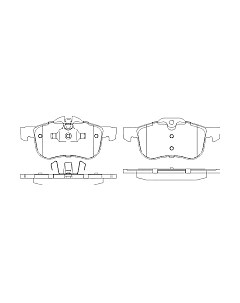 Тормозные колодки Patron PBP1355 Патрон