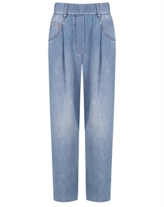Джинсы хлопковые Brunello cucinelli