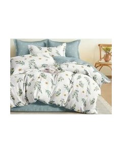 Комплект постельного белья Alleri Поплин Luxe 2сп с европростыней / П-331