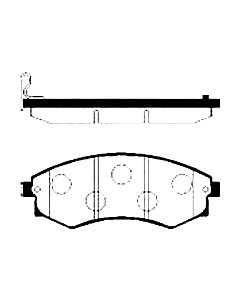 Тормозные колодки HSB HP0007 Hsb