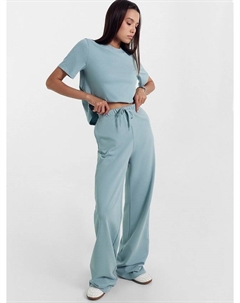 Брюки женские в пыльно-синем оттенке Mark formelle