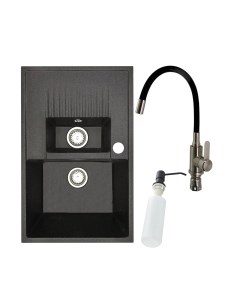 Мойка кухонная со смесителем БелЭворс Forma R + смеситель W74004-2 + дозатор L405F Белэворс