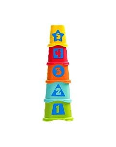 Развивающая игрушка Пирамидка Stacking Cups 2 в 1 / 9373 Chicco