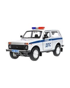 Масштабная модель автомобиля Технопарк Lada 4x4 Полиция / FY2408P