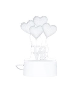 Ночник Risalux Четыре сердца / 6923350