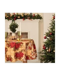 Скатерть Новогодние украшения / 10643138 Доляна