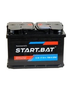 Автомобильный аккумулятор СтартБат 6СТ- 77 VL рус. прямая Стартбат