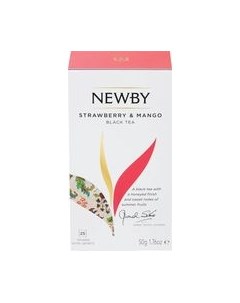 Чай пакетированный Клубника и Манго Newby