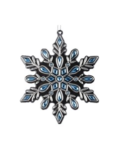 Елочная игрушка Erich Krause Decor Снежинка лазурная / 49590 Erich krause