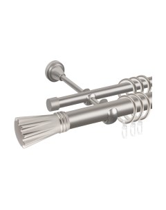 Карниз для штор АС ФОРОС Grace D25Г/16Г + наконечники Буэнос Ас форос