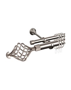 Карниз для штор АС ФОРОС Grace D25Г/16Г + наконечники Ажур 245 Ас форос