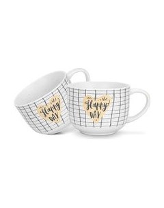 Набор кружек Fissman Happy Day Checked 3730