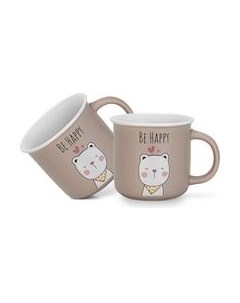 Набор кружек Fissman Be Happy 3716