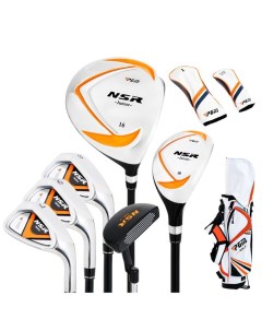 Набор клюшек для гольфа NSR, для детей, 115-135 см, сумка в комплекте Pgm