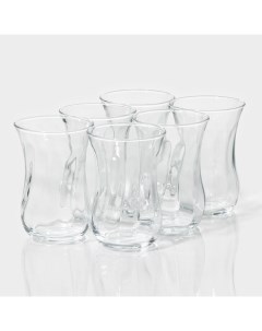 Армуду «Классик», 100 мл, 5.7×8.3 см, набор 6 шт., стекло, прозрачные Lav
