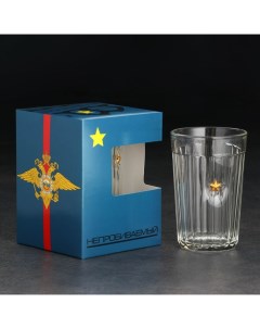 Стакан граненый непробиваемый «Младший лейтенант», 250 мл Дарим красиво
