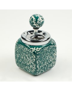 Пепельница для дома бездымная «Узоры», для сигарет и стиков,10×8.5 см, микс Сима-ленд