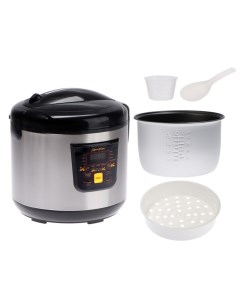 Мультиварка МАТРЁНА MA-011, 900 Вт, 5 л, 11 программ, антипригарное покрытие, чёрная Матрёна