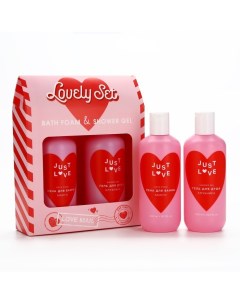 Подарочный набор Lovely set, гель для душа и пена для ванны, 2×300 мл Чистое счастье
