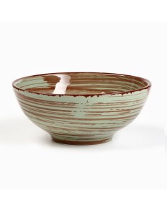 Салатник «Мята», 400 мл, 13,5×5,5 см, зелёный Борисовская керамика