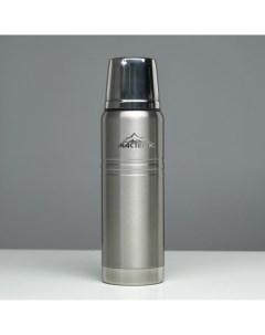 Термос «Путешествие», 500 мл, с кружкой, сохраняет тепло 24 ч, нержавеющая сталь, серебристый Мастер к