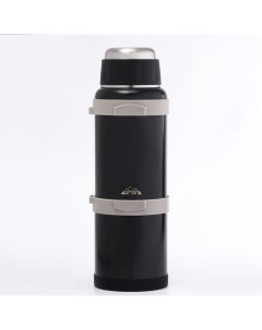 Термос Volume, 4.2 л, с кружкой, с ситечком, сохраняет тепло 60 ч, нержавеющая сталь, чёрный Мастер к